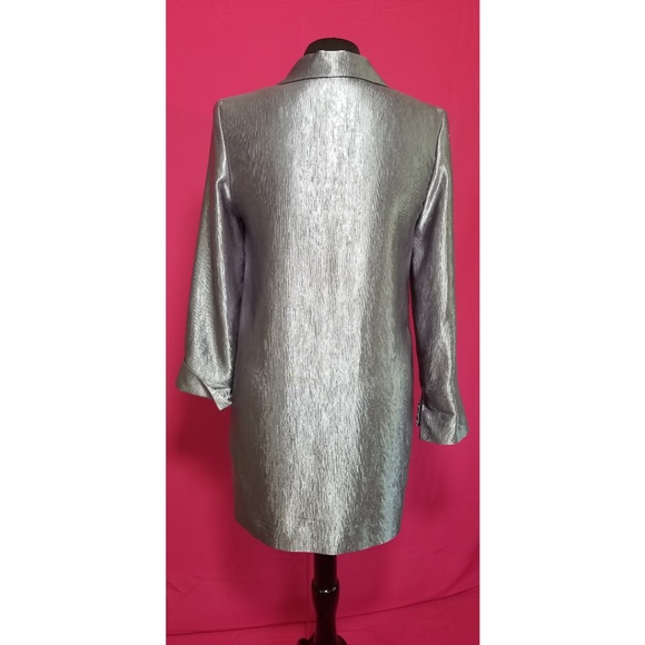 Shiny Metallic Blazer (can be worn as a dress) - Picture 3 of 6